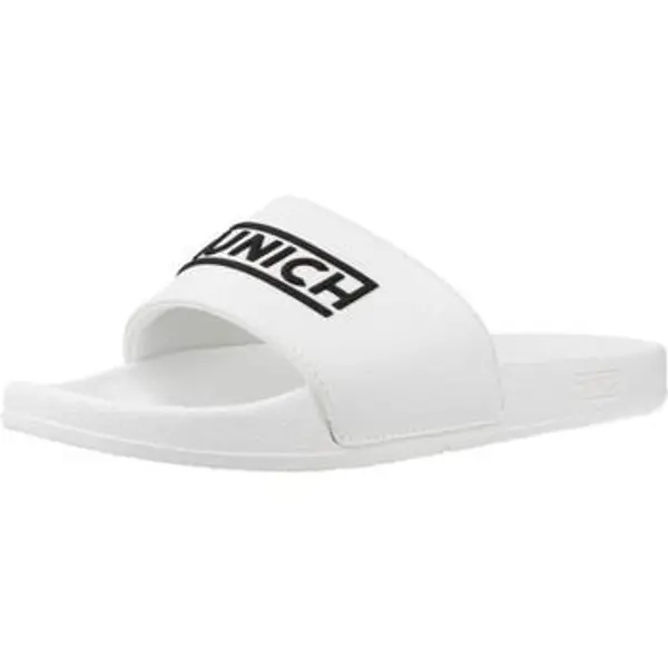 Munich Munich  Japanke Chanclas Hombre Modèle Flat Slider D Logo Wh  Munich