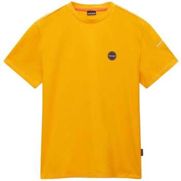 Napapijri Napapijri  Majice / Polo majice Badge T-Shirt Orange  Napapijri