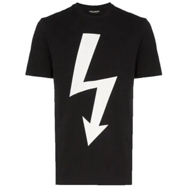 Neil Barrett Neil Barrett  Majice kratkih rukava T-SHIRT PBJT477A BLACK  Neil Barrett