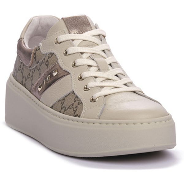 NeroGiardini NeroGiardini  Modne tenisice NERO GIARDINI 412 DOLLARINO BEIGE  NeroGiardini