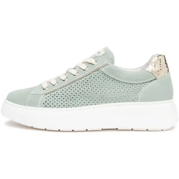 NeroGiardini NeroGiardini  Niske tenisice Velour Velour Blade Platino T.Brill Platin  NeroGiardini