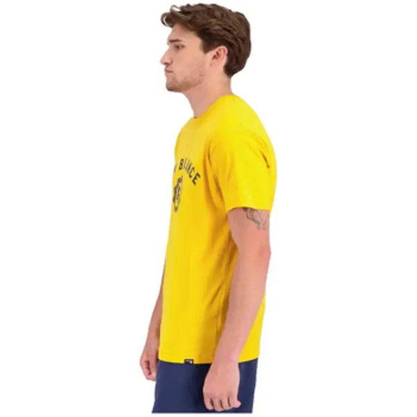 New Balance New Balance  Majice kratkih rukava T-shirt  100% coton jaune  New Balance