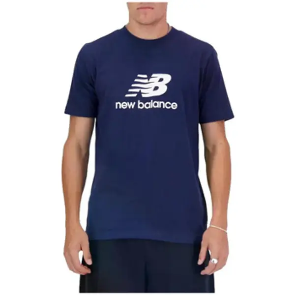 New Balance New Balance  Majice kratkih rukava T-shirt  L coton bleu  New Balance