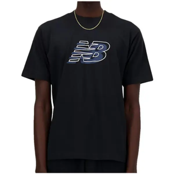 New Balance New Balance  Majice kratkih rukava T-shirt  Men's design graphique noir  New Balance