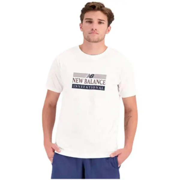 New Balance New Balance  Majice / Polo majice T-shirt  MT31906WT 100% coton  New Balance