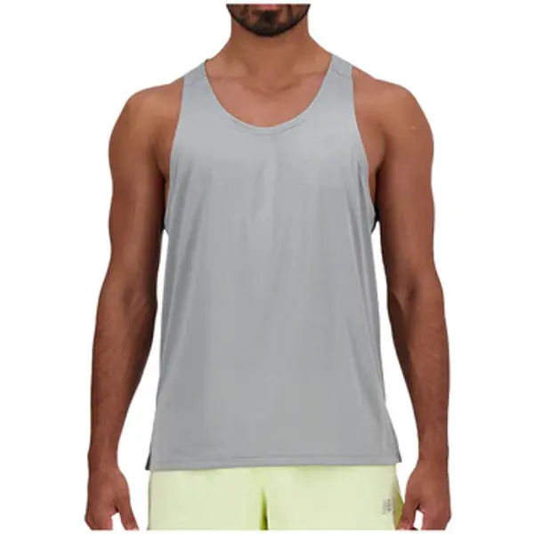 New Balance New Balance  Majice s naramenicama i majice bez rukava Débardeur  100% polyester gris  New Balance