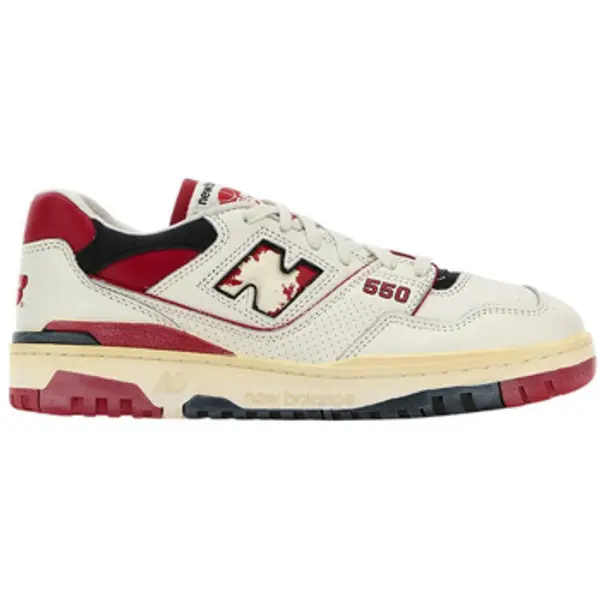 New Balance New Balance  Niske tenisice Baskets  550 Premium cuir blanc avec détails rouges  New Balance