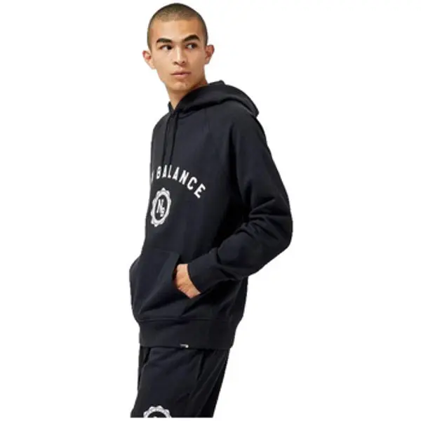 New Balance New Balance  Sportske majice Sweat à capuche  mt31901bk noir coton et polyester  New Balance