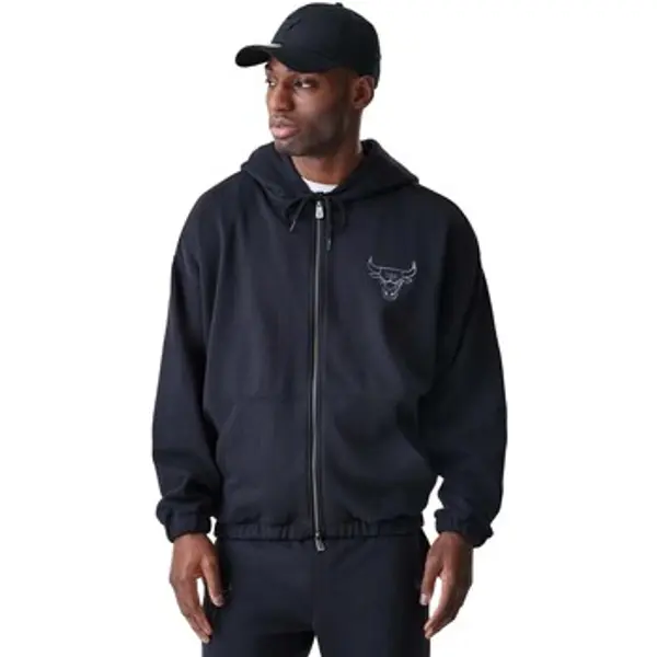 New-Era New-Era  Gornji dijelovi trenirke Nba Linear Fz Hoodie Chibul Blk  New-Era