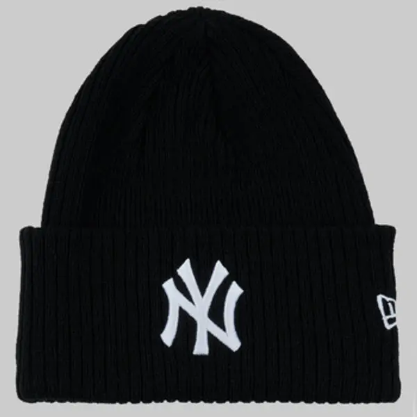 New-Era New-Era  Kape WIDE CUFF BEANIE NEW YORK YANKEES BLK  New-Era