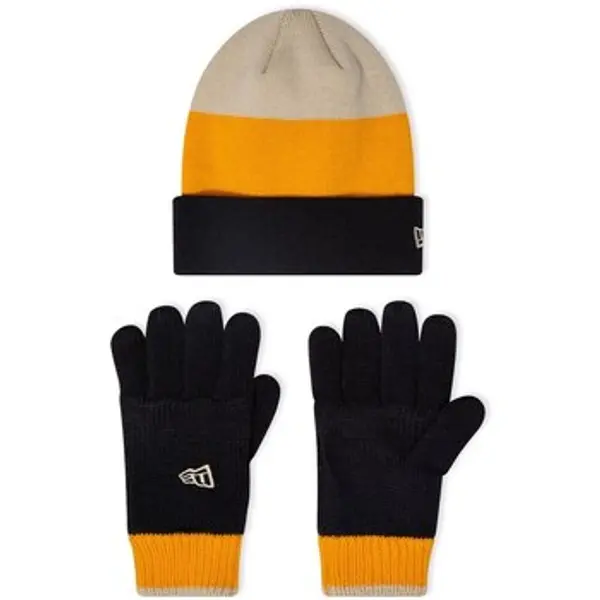 New-Era New-Era  Kape Yth Stripe Beanie Gloves Us Youth  New-Era