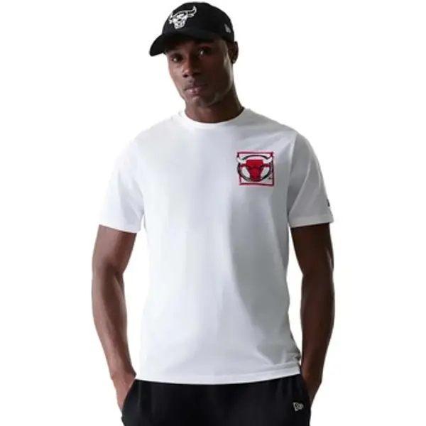 New-Era New-Era  Majice kratkih rukava Nba Photogrphc Print Reg Tee Chibul Whi  New-Era