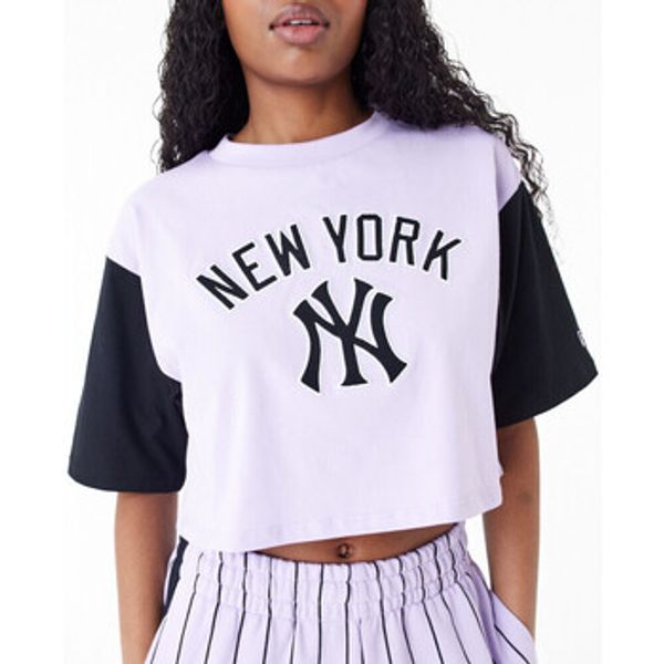 New-Era New-Era  Majice / Polo majice Mlb lifestyle crop tee neyyan  New-Era