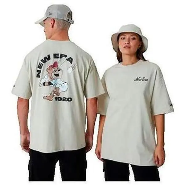 New-Era New-Era  Majice / Polo majice T-shirt New Era Oversize Graphique Beige  New-Era