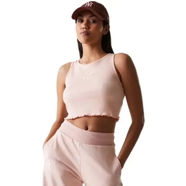 New-Era New-Era  Majice s naramenicama i majice bez rukava Wmns Mlb Rib Tank Top Neyyan Prs  New-Era