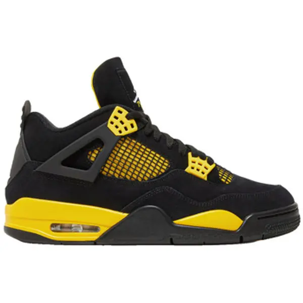 Nike Nike  Košarka Baskets  air jordan 4 retro thunder nubuck noir/jaune  Nike