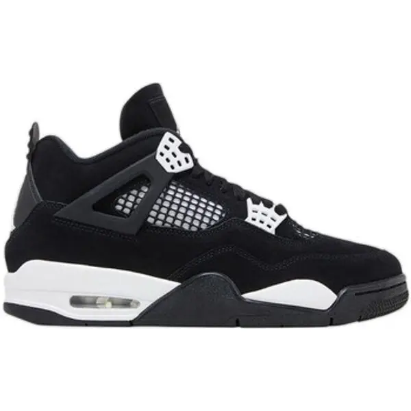 Nike Nike  Košarka Baskets  Air Jordan 4 Retro White Thunder nubuck noir  Nike