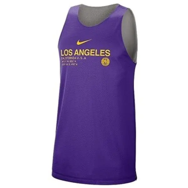 Nike Nike  Majice kratkih rukava Nba Los Angeles Lakers Standard Issue Reversible  Nike