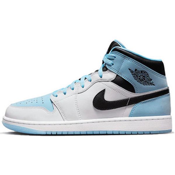 Nike Nike  Modne tenisice Air Jordan 1 Mid SE Ice Blue Black  Nike
