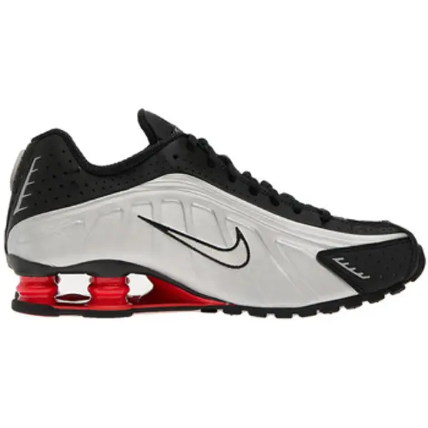 Nike Nike  Modne tenisice Baskets  shox r4 noir/rouge léger/argent métallique  Nike