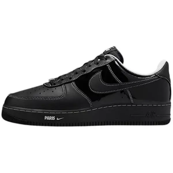 Nike Nike  Niske tenisice Baskets  Air Force 1 '07 cuir verni noir  Nike