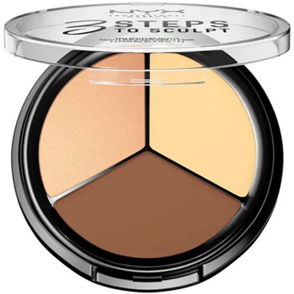 Nyx Professional Make Up Nyx Professional Make Up  Rumenila i puderi u kamenu 3 Steps To Sculpt Contouring Palette - Light  Nyx Professional Make Up