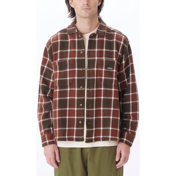 Obey Obey  Košulje dugih rukava Bigwig plaid woven  Obey
