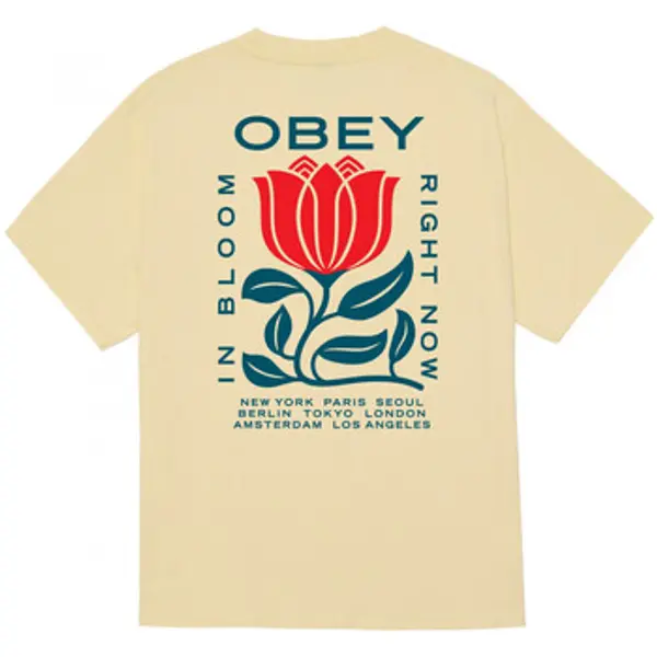 Obey Obey  Majice kratkih rukava in bloom  Obey