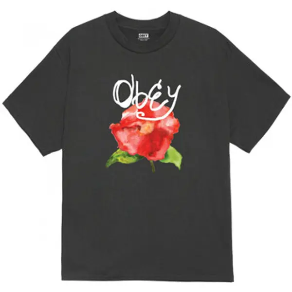 Obey Obey  Majice kratkih rukava watercolor poppy  Obey