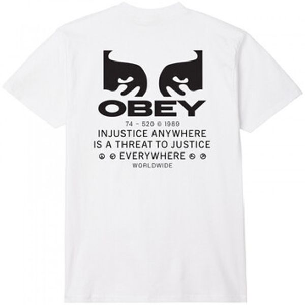 Obey Obey  Majice / Polo majice justice everywhere  Obey