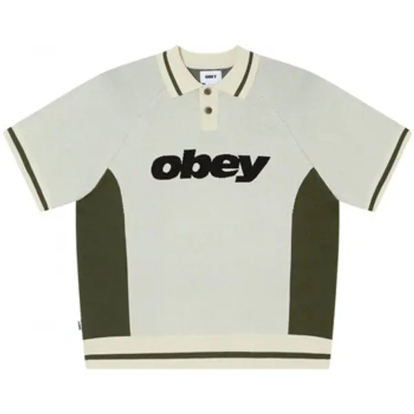 Obey Obey  Polo majice kratkih rukava sport polo sweater  Obey