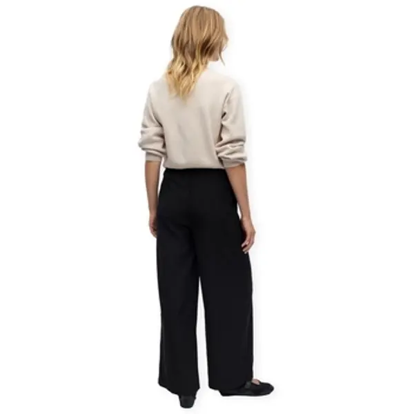 Object Object  Hlače Yui Long Wide Trousers - Black  Object