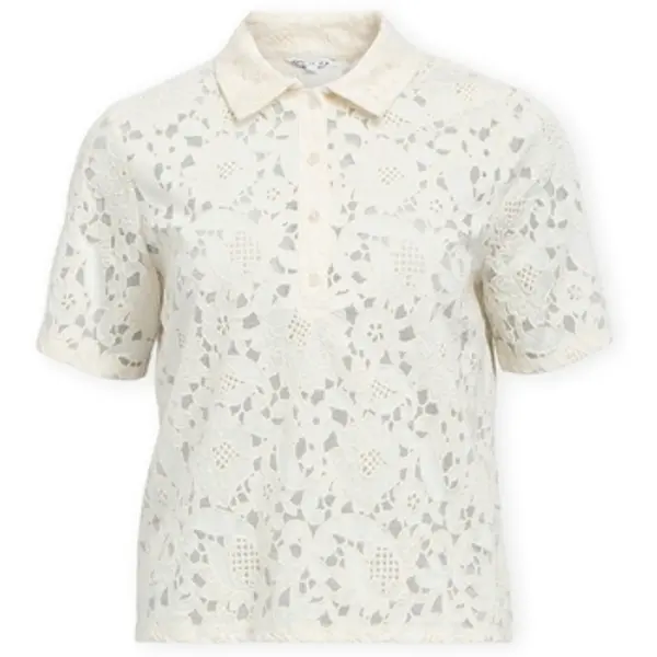 Object Object  Polo majice kratkih rukava Bianca Shirt - White Sand  Object