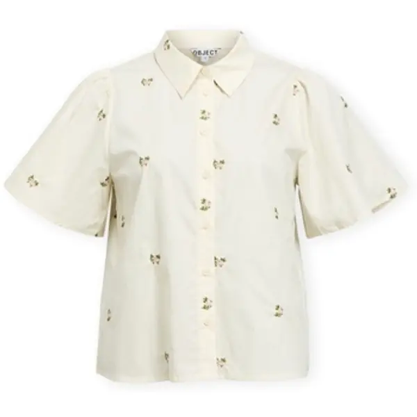 Object Object  Topovi i bluze Molia Shirt - Cloud Dancer/Embroidery Flower  Object
