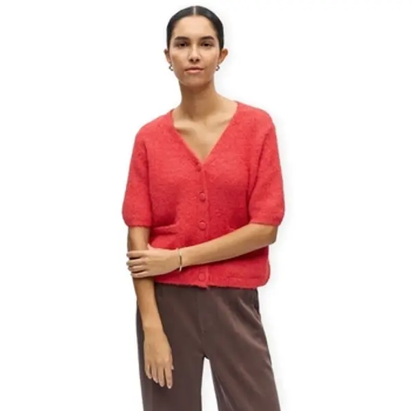 Object Object  Veste i kardigani Saggia Re Cardigan - Poinsettia  Object