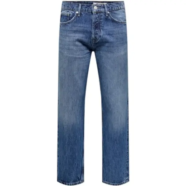 Only & Sons Only & Sons   Traperice ravnog kroja Onsedge Straight Mb 4939 Azg Dnm Noos 22024939  Only & Sons
