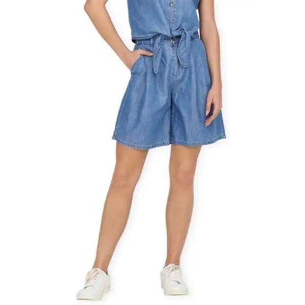 Only Only  Bermude i kratke hlače Bea Long Shorts - Medium Blue Denim  Only