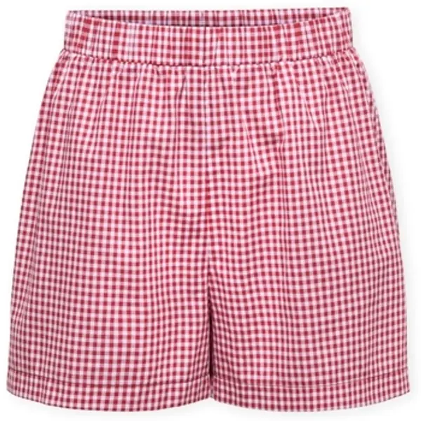 Only Only  Bermude i kratke hlače Maye Check Shorts - Salsa/White  Only
