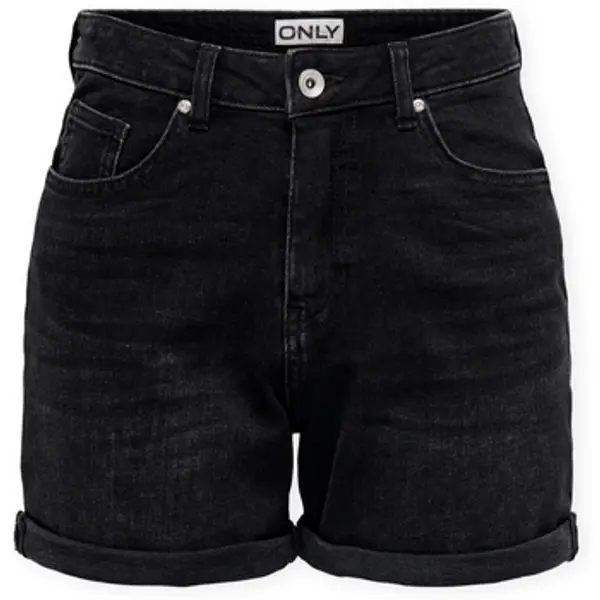 Only Only  Bermude i kratke hlače Noos Josephine Shorts - Washed Black  Only