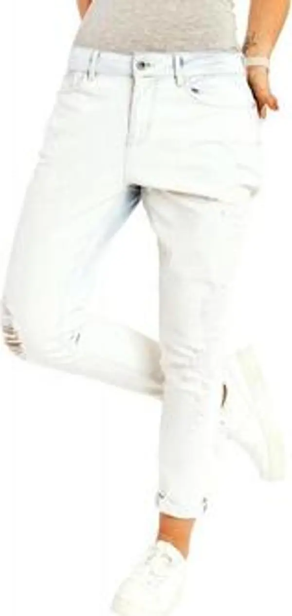 Only Only  Hlače Lima Boyfriend Jeans L32 - White  Only