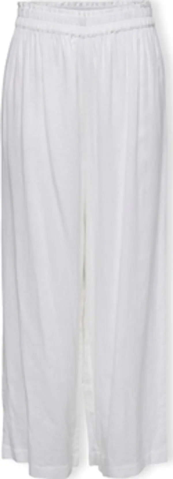Only Only  Hlače Noos Tokyo Linen Trousers - Bright White  Only