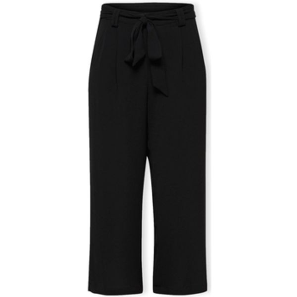 Only Only  Hlače Noos Winner Palazzo Trousers - Black  Only