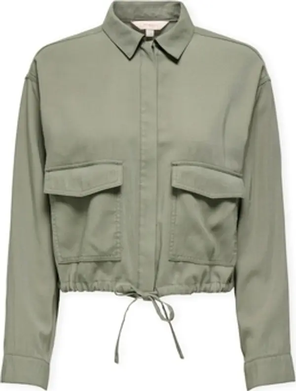 Only Only  Kaputi Aris Life Jacket - Smokey Olive  Only
