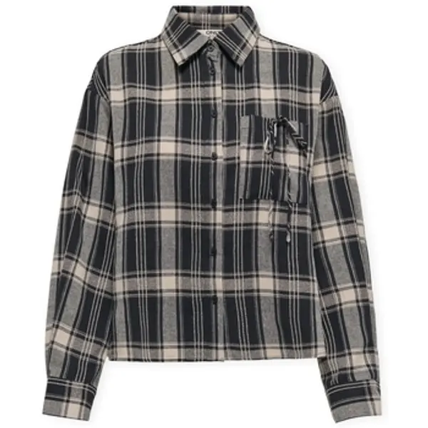 Only Only  Košulje i bluze Agda Short Shirt - Fog/Sky Cap  Only