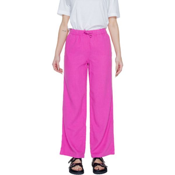 Only Only  Lagane hlače / Šalvare Onlcaro Mw Linen Bl Pull-Up 15291807  Only