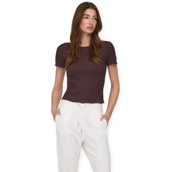Only Only  Majice / Polo majice Noos Top Ilse - Deep Mahogany  Only