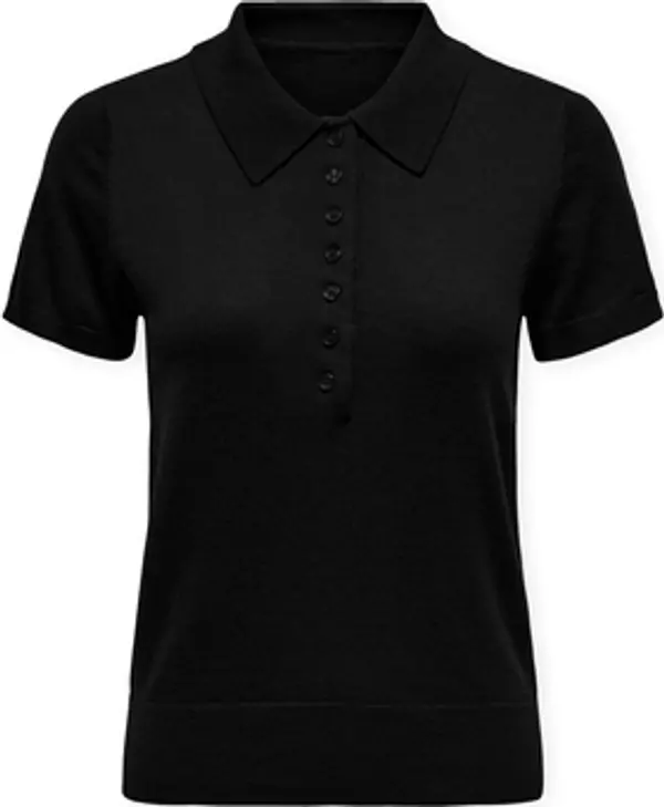 Only Only  Polo majice kratkih rukava Polo Catherine - Black  Only