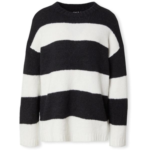 Only Only  Puloveri Filone Life Knit - Black/Cloud Dancer  Only