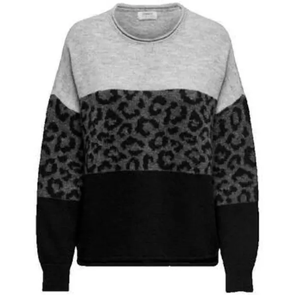 Only Only  Puloveri Pull  motif léopard col rond  Only