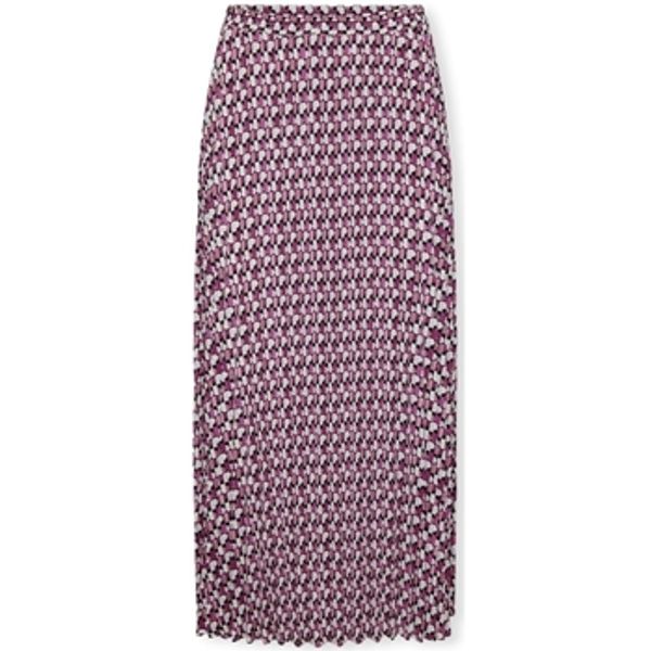 Only Only  Suknje Alma Life Poly Skirt - Magenta Purple/Posh  Only